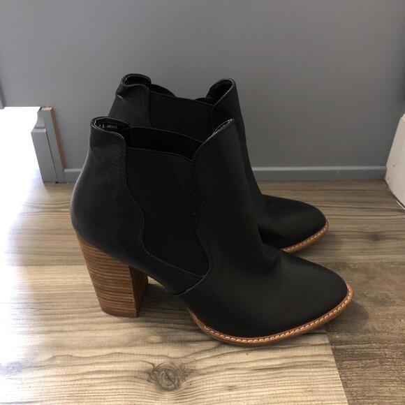 Chinese‎ Laundry Size 10 Black Ankle Boots - Picture 2 of 9